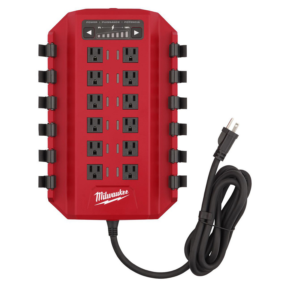 Milwaukee Tool Power Outlet Strips: Amperage: 15.0000; Voltage: 120 V - 3333-15A