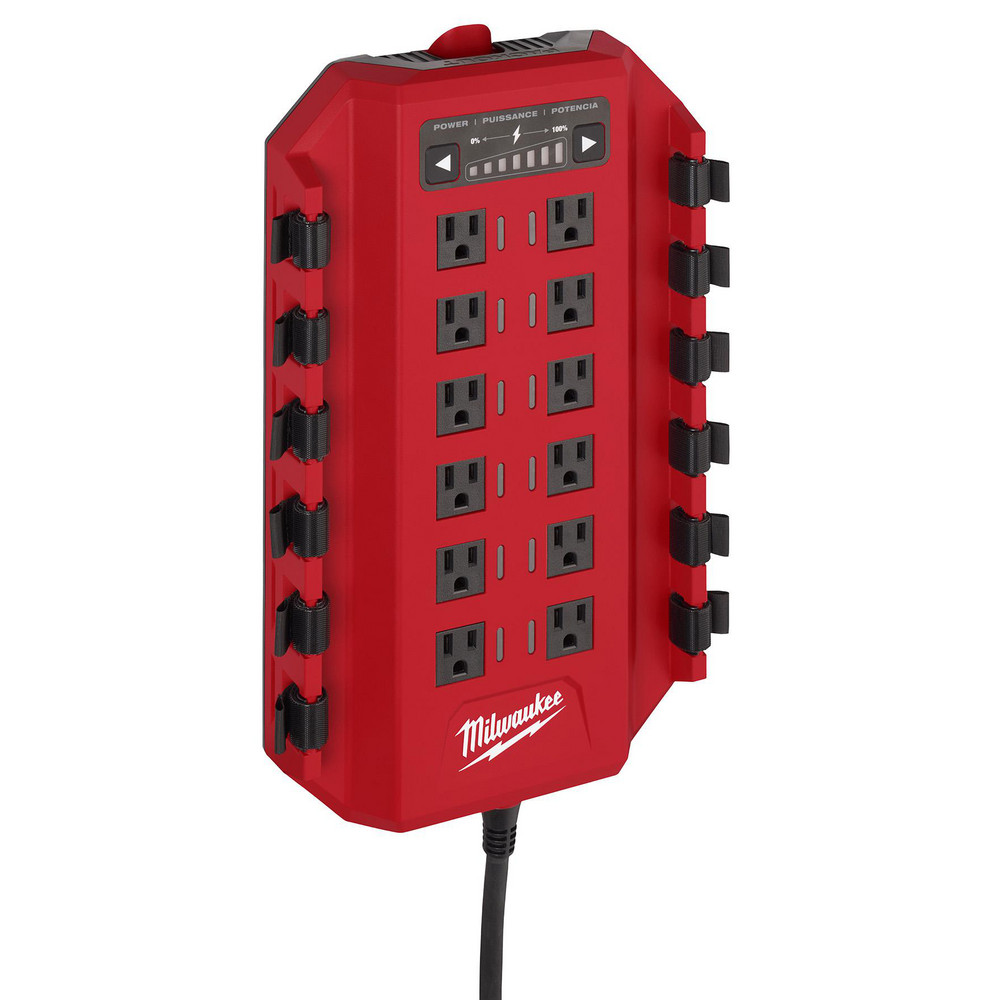 Milwaukee Tool Power Outlet Strips: Amperage: 15.0000; Voltage: 120 V - 3333-15A