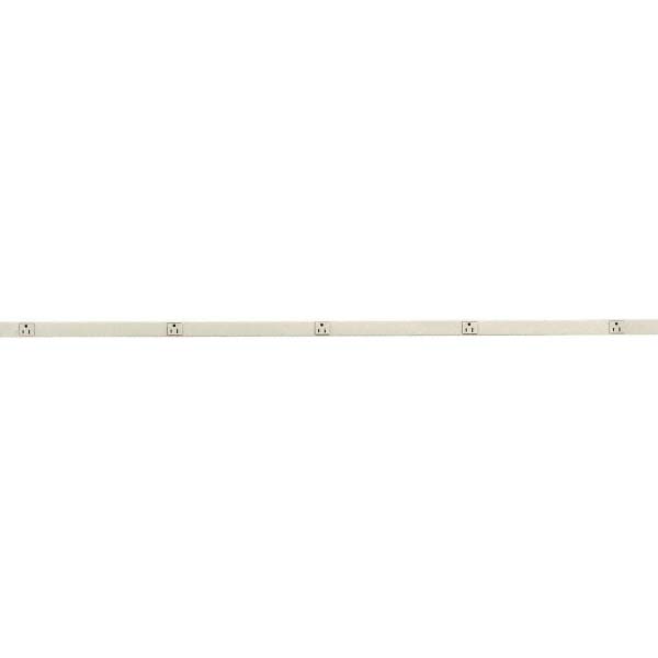 Hubbell Wiring Device-Kellems 5 Outlets, 125 Volts, 15 Amps, 5' Cord, Power Outlet Strip - HBL20IG512IV