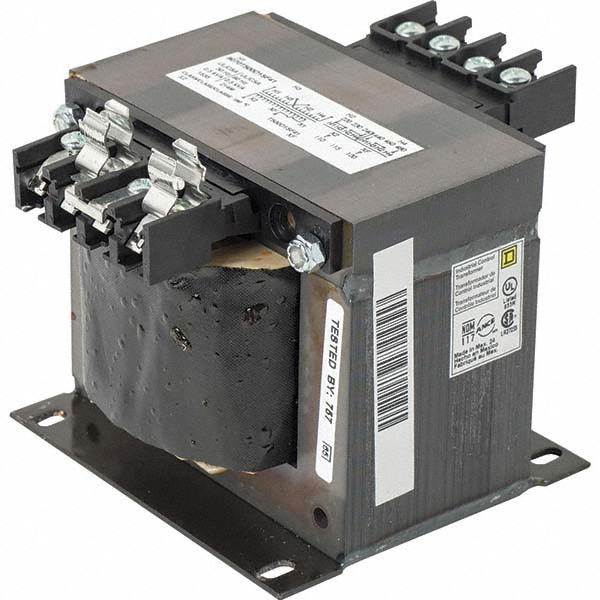 Square D 100 VA, Top Mount Fuse Block Control Transformer - 9070T100D52