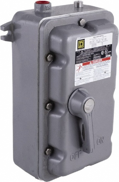 Square D Safety Switch: NEMA 7 & 9, 225 Amp, Fused - H225XJG
