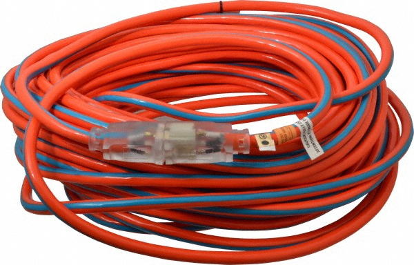 GoGreen Power Power Cords: Overall Length (Feet): 20; Cord Color: Orange; Amperage: 15 - GG-15250