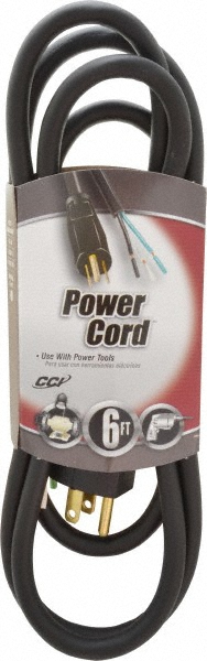 GoGreen Power Power Cords: Overall Length (Feet): 20; Cord Color: Orange; Amperage: 15 - GG-15250