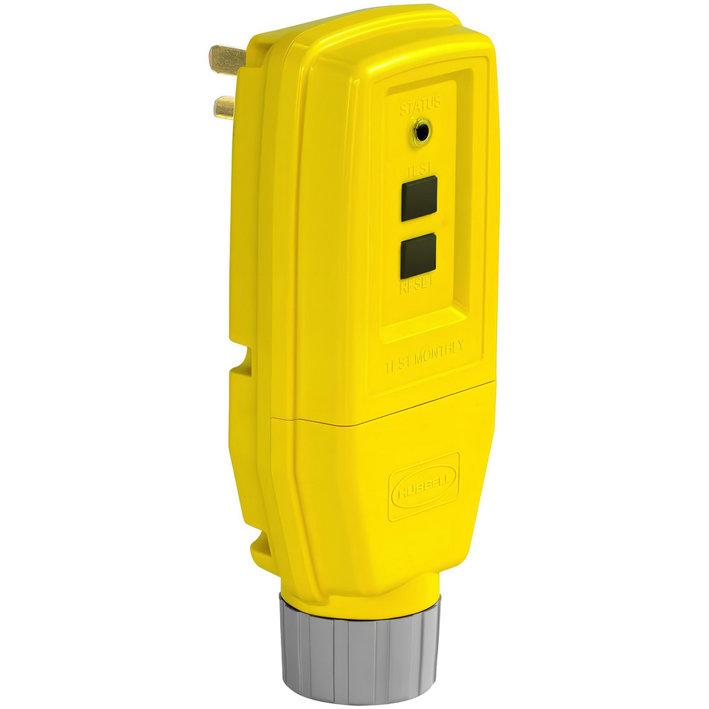 Tower 5 Outlets, 125 Volt, 15 Amp, White, GFCI 5b Outlet Adapter - 30440003