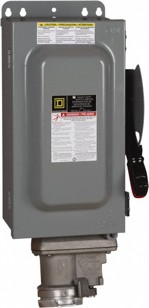 Square D Safety Switch: NEMA 12, 400 Amp, 600VAC - HU365AWKEI