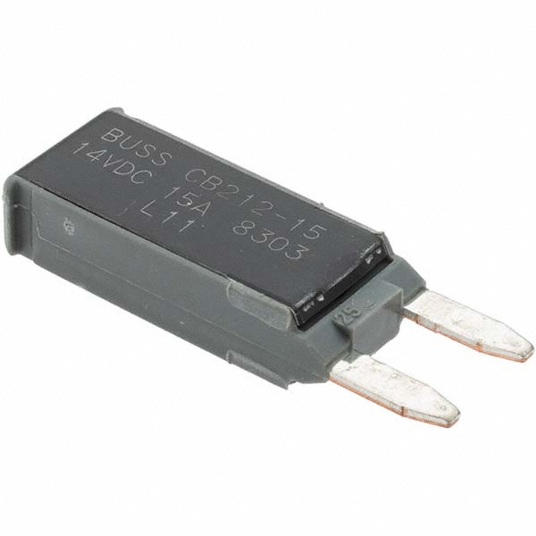 Square D 15 Amp, 240 VAC, 3 Pole, DIN Rail Mounted, Flush Mount, Surface Mount Miniature Circuit Breaker - QOUR3155283