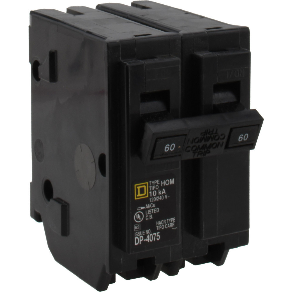 Square D Circuit Breakers: Circuit Breaker Type: Miniature; Amperage: 60; Voltage: 600V - EGB26060