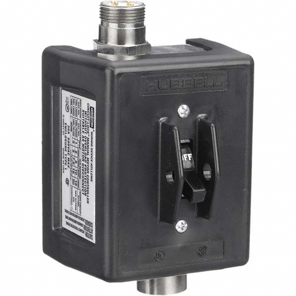 Hubbell Wiring Device-Kellems Cam & Disconnect Switch: Enclosed, 30 Amp, 600VAC, 3 Phase - HBL1389MQ5