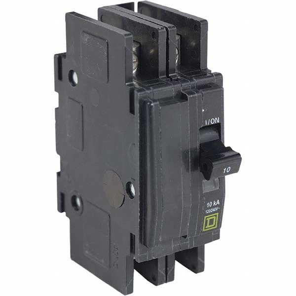 Square D 20 Amp, 240 VAC, 2 Pole, Panel Mount Miniature Circuit Breaker - QOU220VH