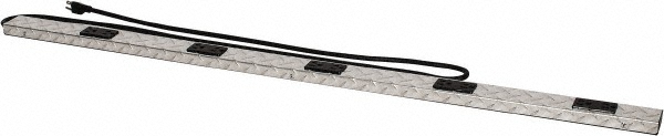 Wiremold 10 Outlets, 125 Volts, 15 Amps, 6' Cord, Power Outlet Strip - PM48T