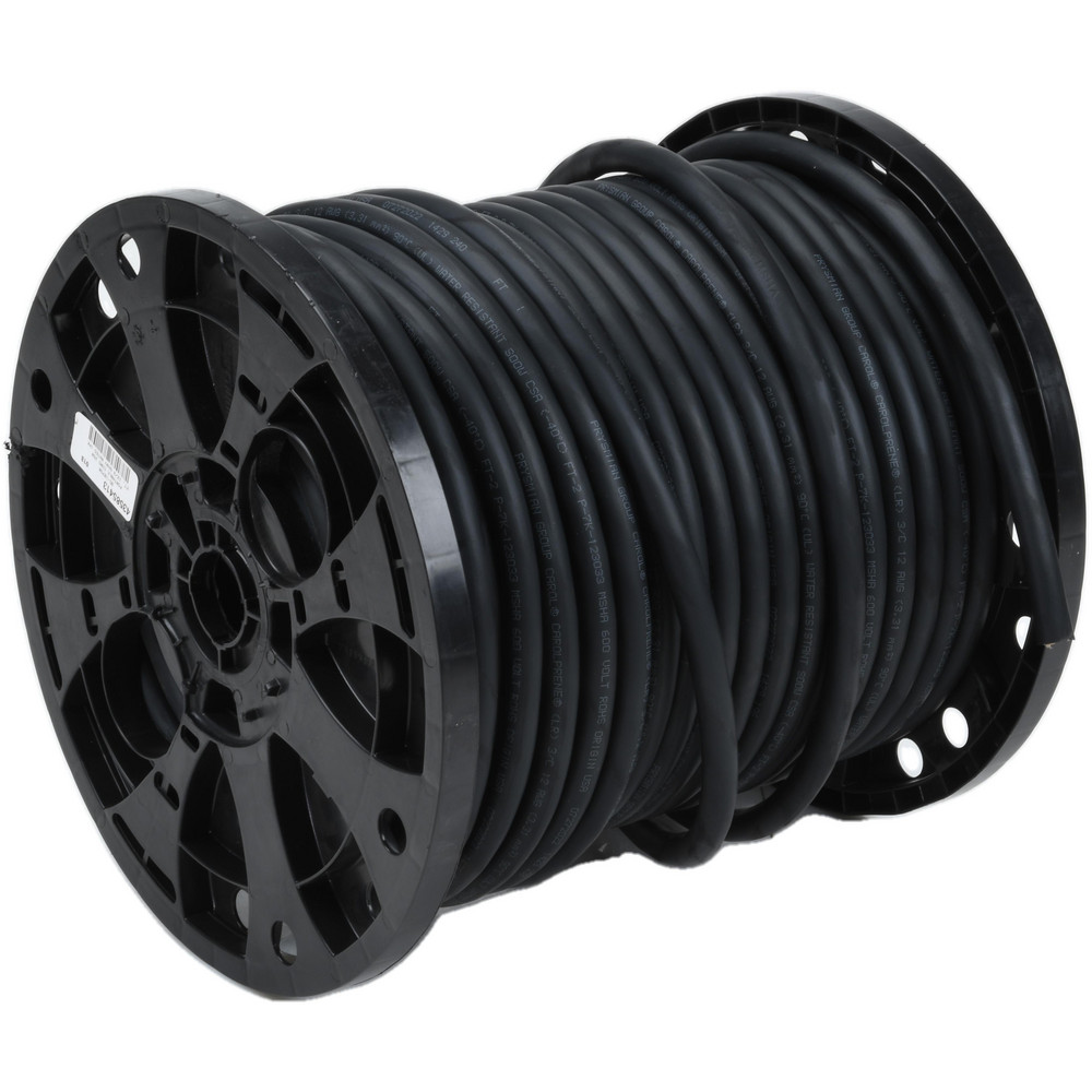 Value Collection 250', 12/3 Gauge/Conductors, Black Outdoor Extension Cord - BD-18750