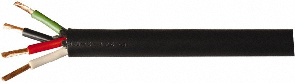Value Collection 250', 12/3 Gauge/Conductors, Black Outdoor Extension Cord - BD-18750
