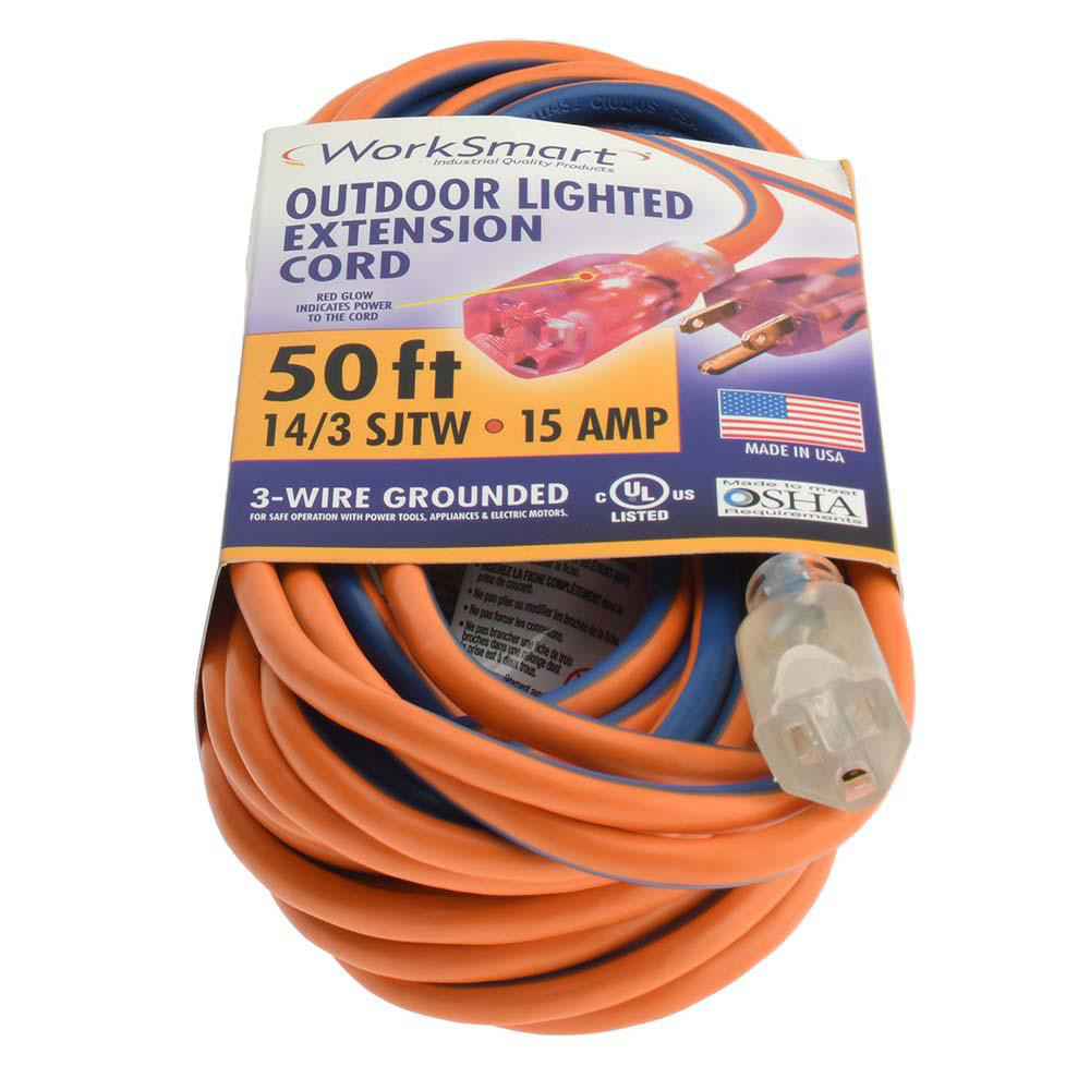 Southwire 15', 16/2 Gauge/Conductors, Brown Indoor Extension Cord - 94048907
