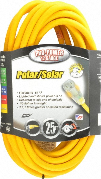 Southwire 15', 16/2 Gauge/Conductors, Brown Indoor Extension Cord - 94048907