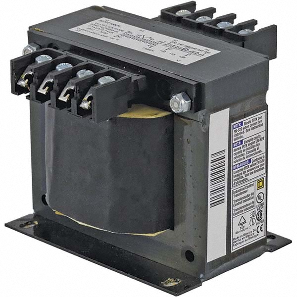 Square D 1 Phase, 300 VA, Top Mount Fuse Block Control Transformer - 9070TF300D20