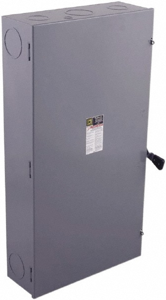 Square D Safety Switch: NEMA 1, 800 Amp, 240V, Fused - T327N