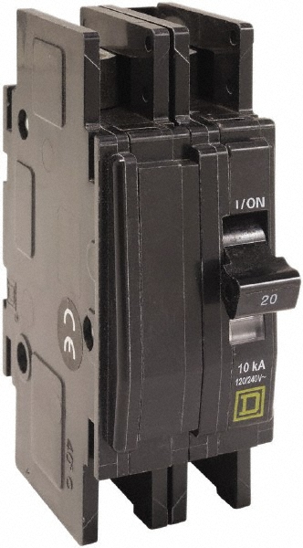 Square D Circuit Breakers: Circuit Breaker Type: Miniature; Amperage: 50; Voltage: 600V - EGB26050