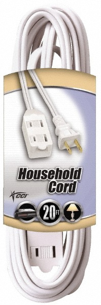 Southwire 9', 16/2 Gauge/Conductors, Brown Indoor Extension Cord - 94028907