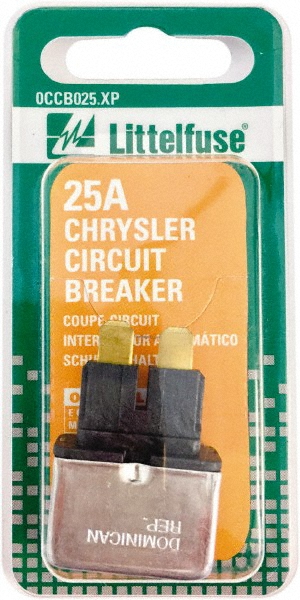 Value Collection Circuit Breakers: Circuit Breaker Type: Specialty OEM; Amperage: 25 - BD-2191-25