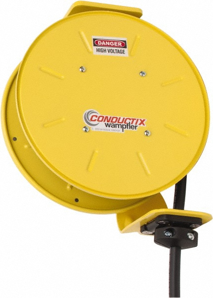 Conductix Cord & Cable Reel: 14 AWG, 20' Long, Bare End - 122140402011