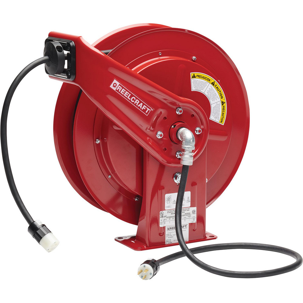 Rothenberger Cord & Cable Reel: 2 AWG, 50' Long, Single Outlet End - 69605