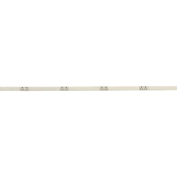 Hubbell Wiring Device-Kellems 4 Outlets, 125 Volts, 15 Amps, 6' Cord, Power Outlet Strip - HBL20GB618IV