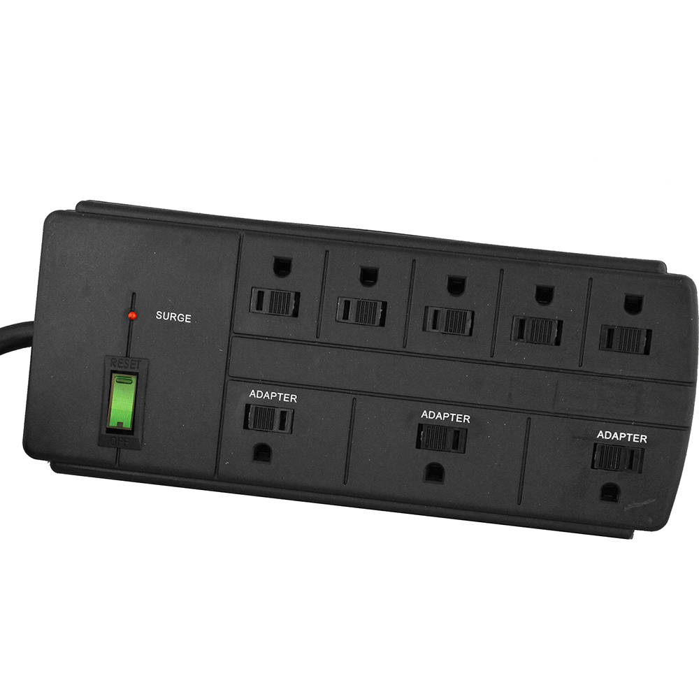 GoGreen Power Power Outlet Strips: Amperage: 15 A; Voltage: 120 V; Cord Length: 3 ft - GG-50CT