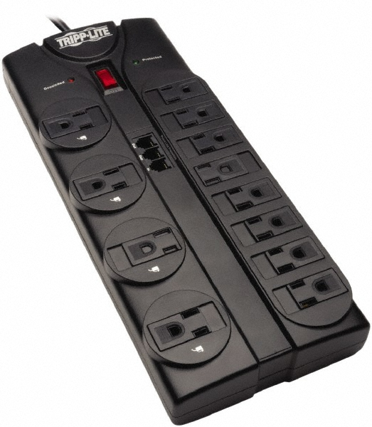 GoGreen Power Power Outlet Strips: Amperage: 15 A; Voltage: 120 V; Cord Length: 3 ft - GG-50CT