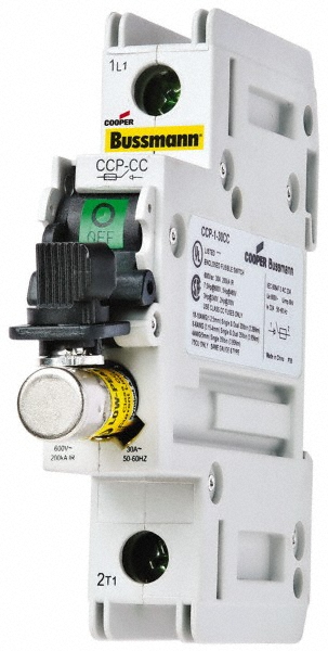 Cooper Bussmann Cam & Disconnect Switch: Open, Fused, 30 Amp, 1 Phase - CCP-1-DCM