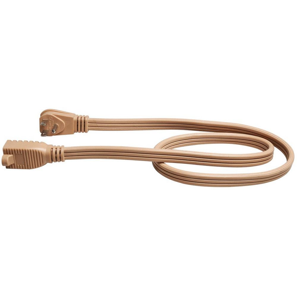Southwire 9', 14/3 Gauge/Conductors, Beige Indoor Extension Cord - 3533SW3323