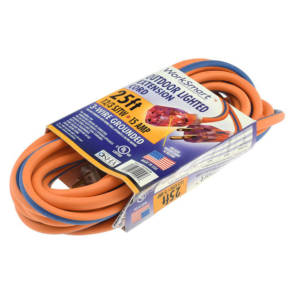 Southwire 9', 14/3 Gauge/Conductors, Beige Indoor Extension Cord - 3533SW3323