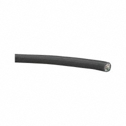 Made in USA 18/3 Gauge/Conductors, Black Indoor Replacement Cord, Priced as 1' Increments, Minimum Cut Length is 50', 250' Total Coil Length - 86013.15.01