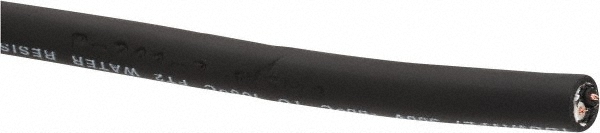 Made in USA 18/3 Gauge/Conductors, Black Indoor Replacement Cord, Priced as 1' Increments, Minimum Cut Length is 50', 250' Total Coil Length - 86013.15.01