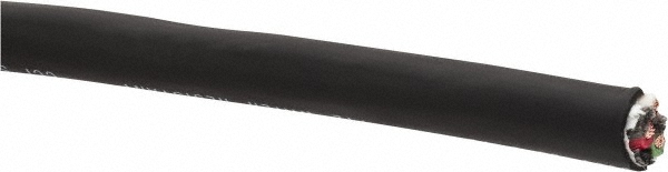 Made in USA 18/3 Gauge/Conductors, Black Indoor Replacement Cord, Priced as 1' Increments, Minimum Cut Length is 50', 250' Total Coil Length - 86013.15.01