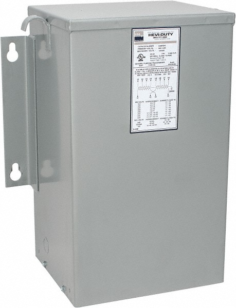 Square D 1 Phase, 240 x 480 Volt Input, 120/240 Volt Output, 1/4 kVA, General Purpose Transformer - 250SV1B