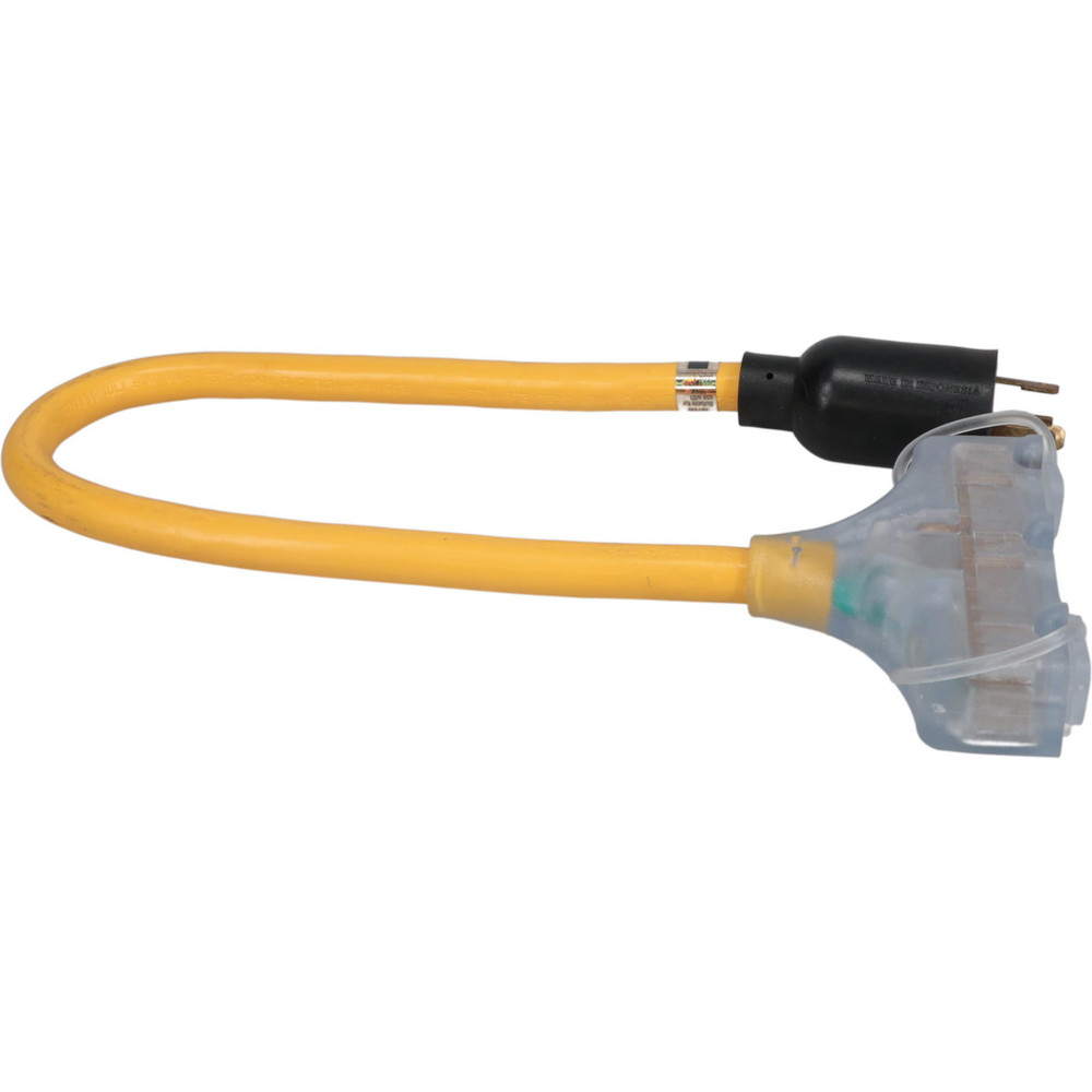Southwire 3 Conductors, 125 VAC, 15 Amp, 12 AWG, Twist-To-Lock Power Generator Adapter - 90848802