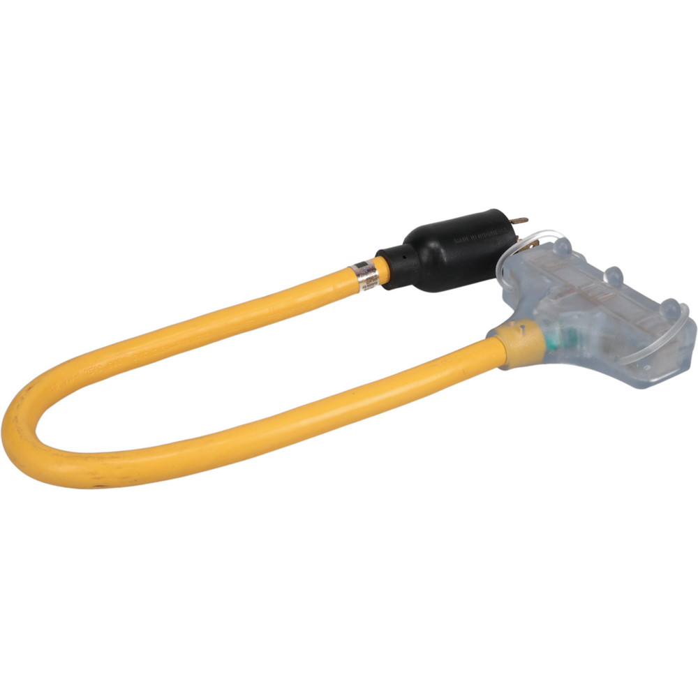 Southwire 3 Conductors, 125 VAC, 15 Amp, 12 AWG, Twist-To-Lock Power Generator Adapter - 90848802