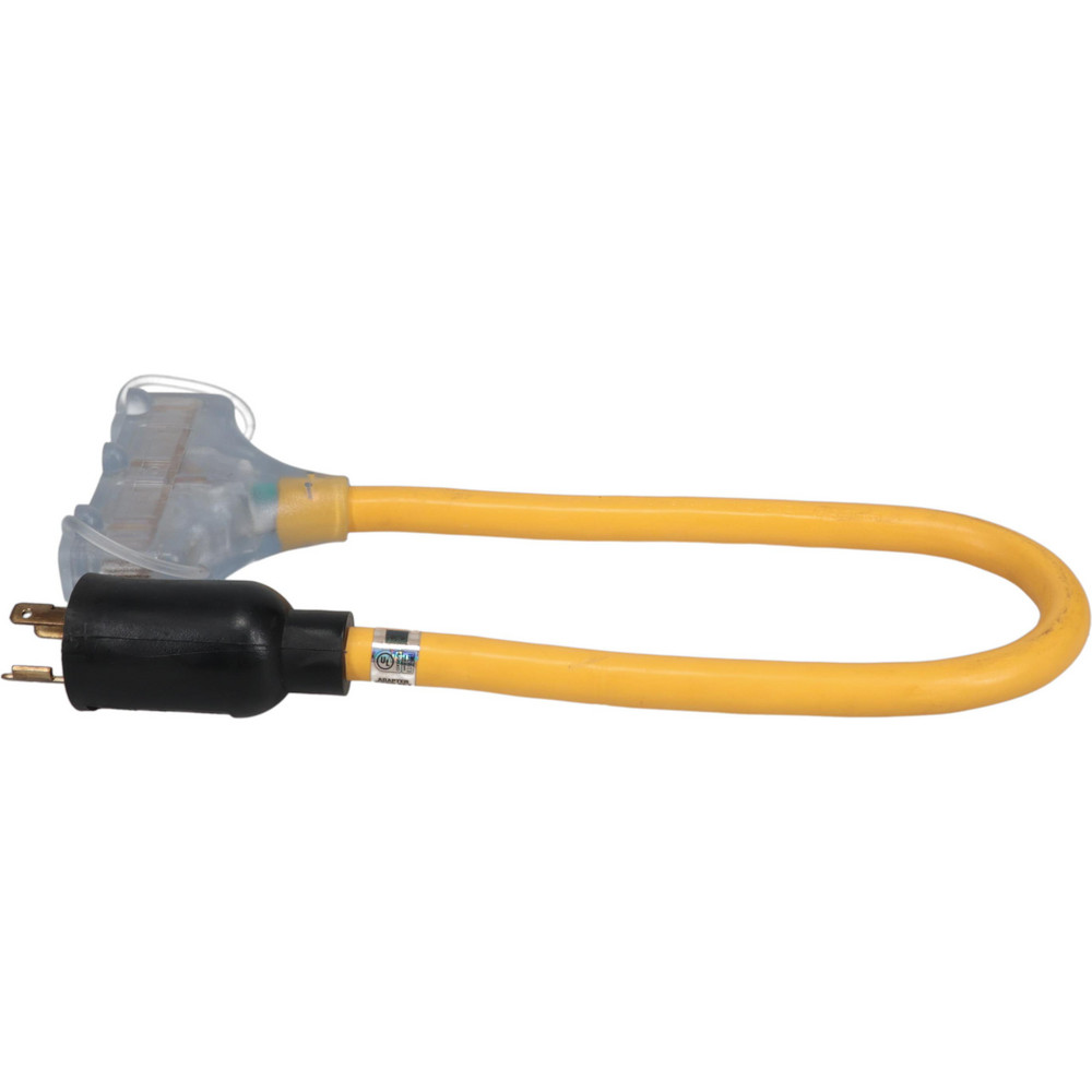 Southwire 3 Conductors, 125 VAC, 15 Amp, 12 AWG, Twist-To-Lock Power Generator Adapter - 90848802