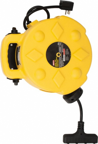 Conductix Cord & Cable Reel: 12 AWG, 50' Long, Bare End - 142120405011