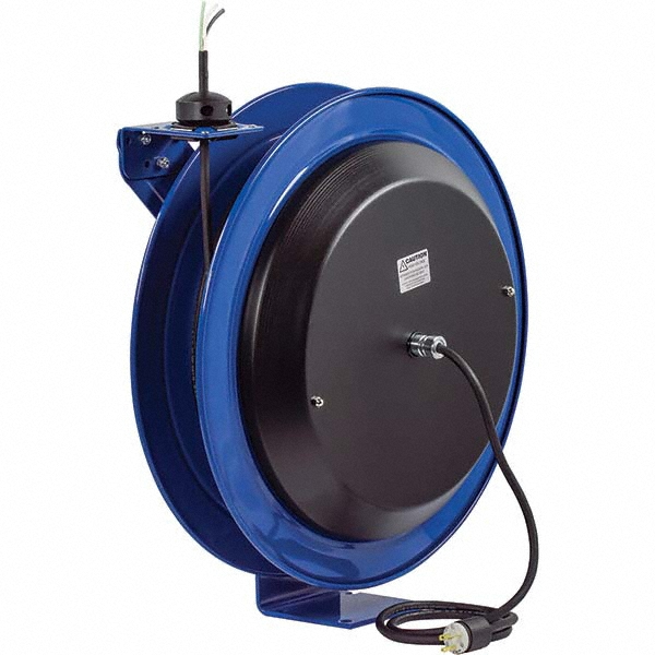 Conductix Cord & Cable Reel: 12 AWG, 50' Long, Bare End - 142120405011