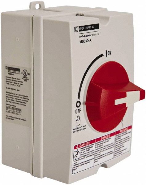 Cooper Bussmann Cam & Disconnect Switch: Open, Fused, 60 Amp, 600VAC, 3 Phase - CCP-3-60CF