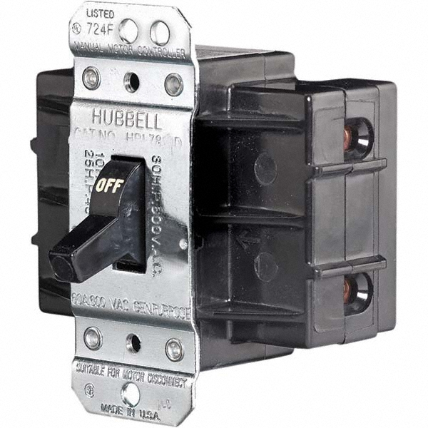 Cooper Bussmann Cam & Disconnect Switch: Open, Fused, 60 Amp, 600VAC, 3 Phase - CCP-3-60CF