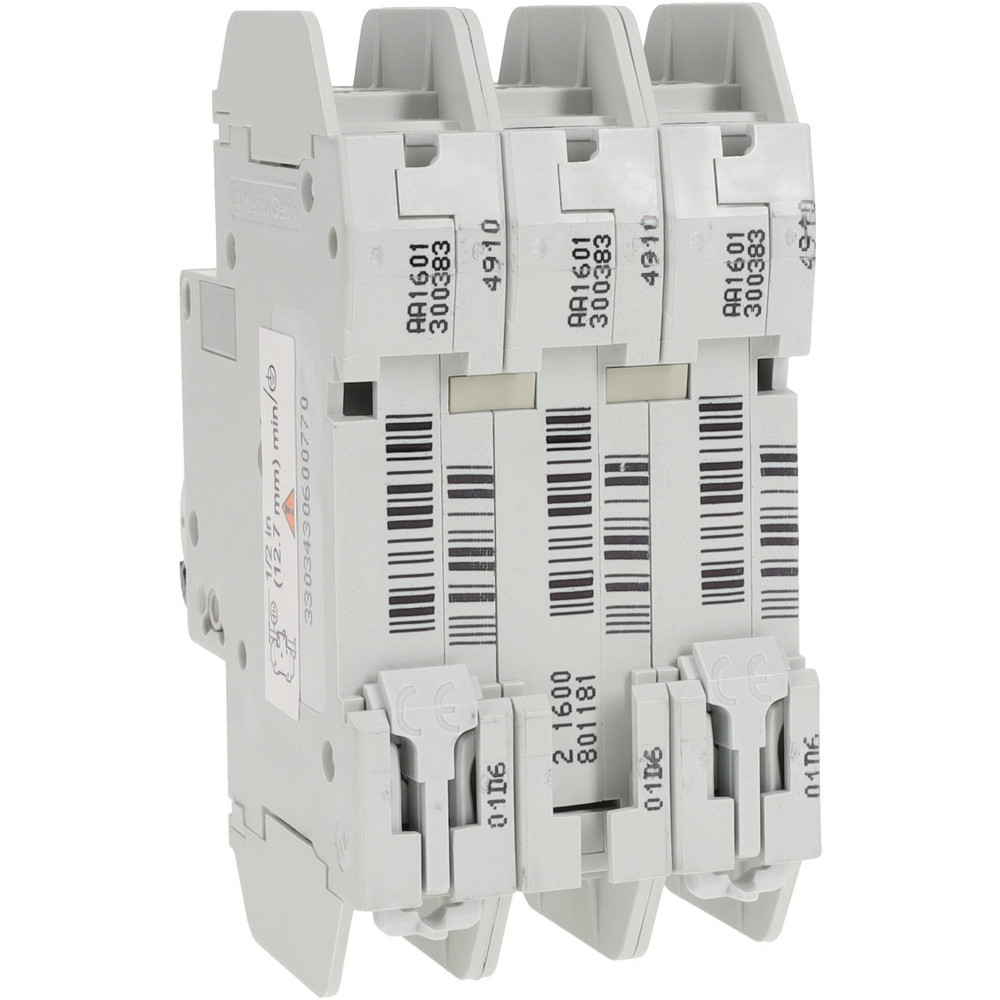 Schneider Electric 10 Amp, 125 VDC, 240 VAC, 60 VDC, 3 Pole, DIN Rail Mount, Fixed Mount Miniature Circuit Breaker - 60177