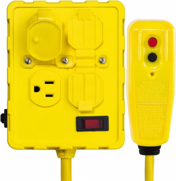 Wiremold 8 Outlets, 120 Volts, 15 Amps, 6' Cord, Power Outlet Strip - UL403BC