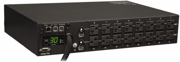 Tripp-Lite 16 Outlets, 120 VAC30 Amps, 10' Cord, Power Outlet Strip - PDUMNH30