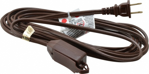 Southwire 15', 16/2 Gauge/Conductors, White Indoor Extension Cord - 93453351