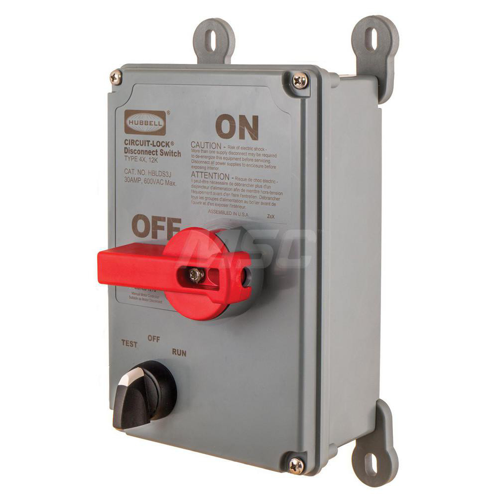 Cooper Bussmann Cam & Disconnect Switch: Open, Fused, 60 Amp - CCP-2-60CF