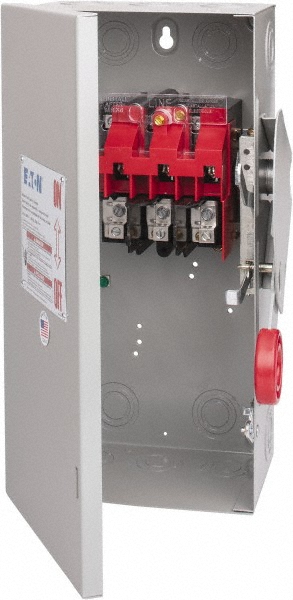 Square D Safety Switch: NEMA 12 & 3R, 30 Amp, Fused - H361AWA