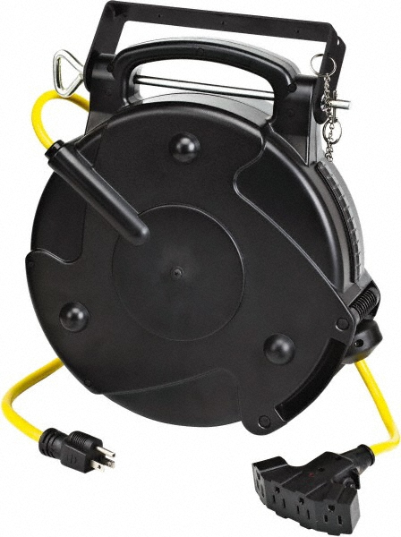Conductix Cord & Cable Reel: 16 AWG, 35' Long, Bare End - 121160303511