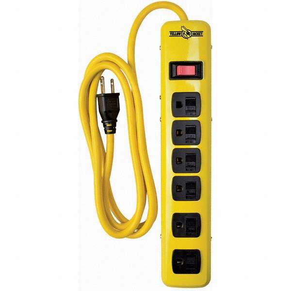 Tripp-Lite 6 Outlets, 120 VAC15 Amps, 6' Cord, Power Outlet Strip - TLM626NS